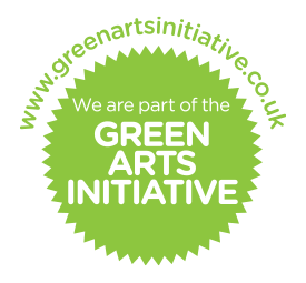We are part of the Green Arts Initative